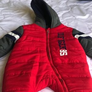 Hooded Baby Snowsuit